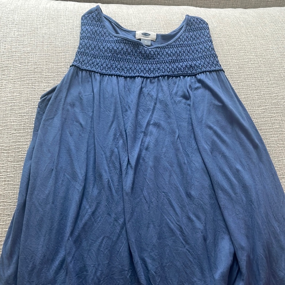 Blue tank top